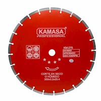 Disco Diamantado Segmentado 14" (350 mm) para Concreto Kamasa KM275