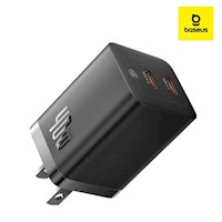 CARGADOR BASEUS GAN5 PRO DUAL USB-C 40W IPHONE MACBOOK IPAD GALAXY