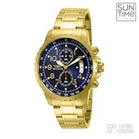 RELOJ ANALOGICO HOMBRE 13785 INVICTA DORADO CLASICO 1030260
