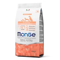 Comida Puppy and Junior Monge Todas las Razas Salmón 2.5kg