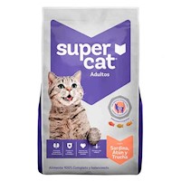 Comida para Gatos Supercat Adulto de Sardina y Trucha 9kg