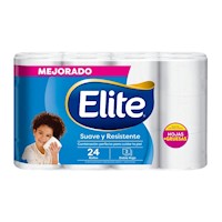 Papel Higiénico Elite Suave y Resistente 24 un 20 mts