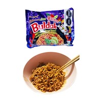 Fideos Ramen Buldak Sabor Pollo Picante Aji Habanero y Limon 135gr