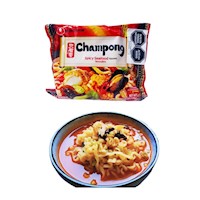 Fideos Ramen Champong Sabor Mariscos Picante Con Fideo Grueso 130gr