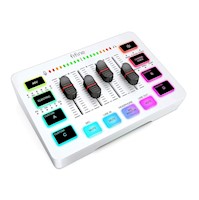Fifine - Mixer Ampligame SC3 RGB Streaming XLR - White