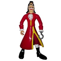 Figura Llavero Articulable Peter Pan Capitan Garfio Gancho 9cm Disney