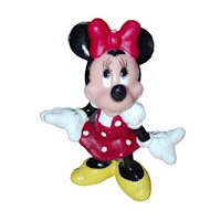 Figura Llavero Mickey Mouse Minnie Blusa 6cm Disney