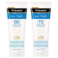 Crema Neutrogena Sun Fresh FPS90 + Protector Sun Fresh FPS70