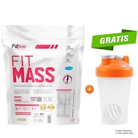 PROTEÍNA FITFEM FITMASS 5KG VAINILLA + SHAKER