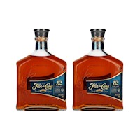 RON FLOR DE CAÑA 12 Años Rubio 750 ML X 2 Bot