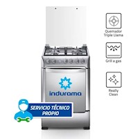 Cocina a Gas 4 Quemadores Indurama Florencia-Zafiro Croma