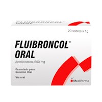Fluibroncol Oral 600 mg Gránulos para Solución Oral