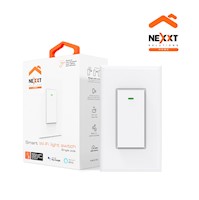 Interruptor inteligente monopolar Nexxt NHE-S100 WiFi Temporizador ActivaciónVoz