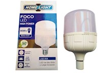 Foco LED High Power 40W Luz Día Base E27 Home Light - Blanco