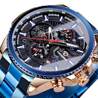 Reloj Forsining Hombre Automático Azul FOR-16