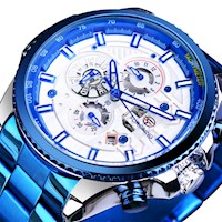 Reloj Forsining Hombre Automático Azul FOR-49