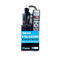 Supresor de Picos Forza 6 Tomas - PS-001B - PowerStrip