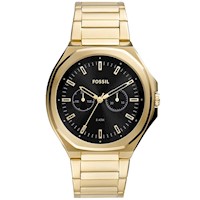 Reloj Fossil Evanston BQ2611 Multifuncional para Hombre Acero Inoxidable Dorado