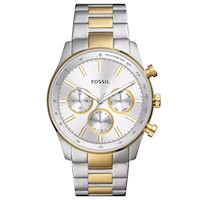 Reloj Fossil Sullivan BQ2693 Multifuncional Para Hombre Acero Inoxidable Dorado Plateado