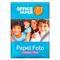 Papel Fotográfico Adhesivo Office Paper Mate 110g por 20 Hojas A4