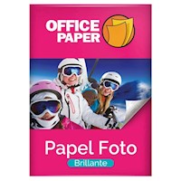 Papel Fotográfico Office Paper Brillante 180g por 100 Hojas A4