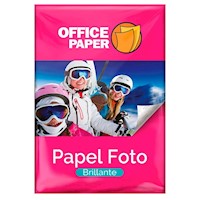 Papel Fotográfico Office Paper Brillante 180g por 20 Hojas A4