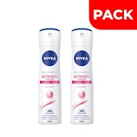 Dúo Pack Nivea Deo Mujer Spray Aclarado Clásico 48Hrs - Frasco 150Ml