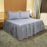 Juego De Sábanas Cool 150 Hilos Cotton Confort / Plomo Arlin