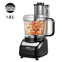 Procesador de Alimentos Prima FP-9042A-CB 500 Watts Negro