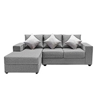 Seccional Forli Spring Izquierdo Tela Plata