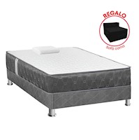 Cama Americana Forli Acqua 1.5PLZ + Sofá Cama