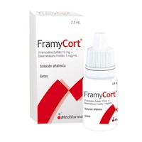 Framycort 10 mg + 1 mg/mL Solución Oftálmica