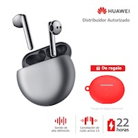 Huawei Audífonos Freebuds 4 Plateado + Regalo