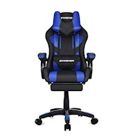 Silla Gamer Extingtion Sapp Gamuza-Cuerina Color Azul