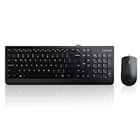 Kit Teclado y Mouse Lenovo 300 GX30M39630 USB Español Negro