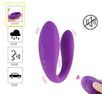 Vibrador De 10 Velocidades con Control Remoto 18.5cm