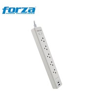 SUPRESOR DE PICOS FORZA FSP-512USBW BLANCO