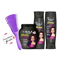 DivinaCor Skala Para Cabello Teñido + Cepillo Definidor Regalo