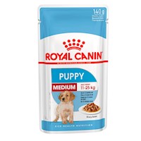 Comida para Cachorros Raza Mediana Royal Canin 140g 10un