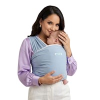 Fular Ergonómico Azul Apego para bebé en los primeros meses, portabebé