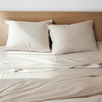 SÁBANAS 100% BAMBÚ ISATEX HOME COLOR IVORY TAMAÑO KING