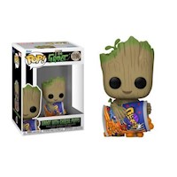 FUNKO POP I AM GROOT - GROOT WITH CHEESE PUFFS