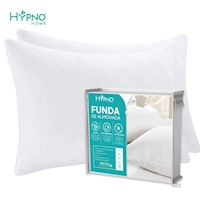 Funda de Almohadas Impermeable 50x70cm De Bambú x2 Unids - Blanco
