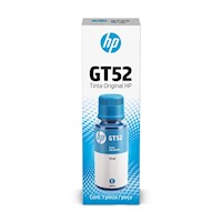 Botella de Tinta HP GT52 Cian 70 ml Original M0H54AL para Ink Tank y Smart Tank