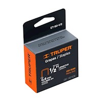 Grapas 1/2 Truper 12mm Et-50 Tapizar 1000pcs