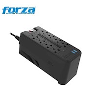 ESTABILIZADOR 1200VA FORZA FVR-1222USB 8 TOMAS