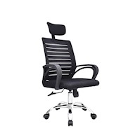 Silla de Oficina Lux Negro Presidente Ofideas