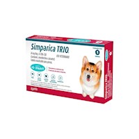 SIMPARICA TRIO 24 MG BLUE (10 A 20 KG) X3TAB