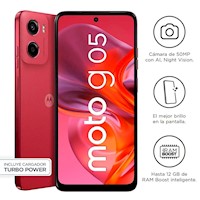 Celular Motorola Moto G05 4GB 128GB Rojo