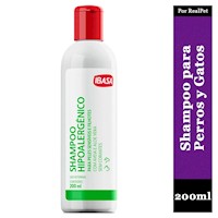 Shampoo Hipoalérgico Piel Sensible Ibasa Perros  Gatos 200ml